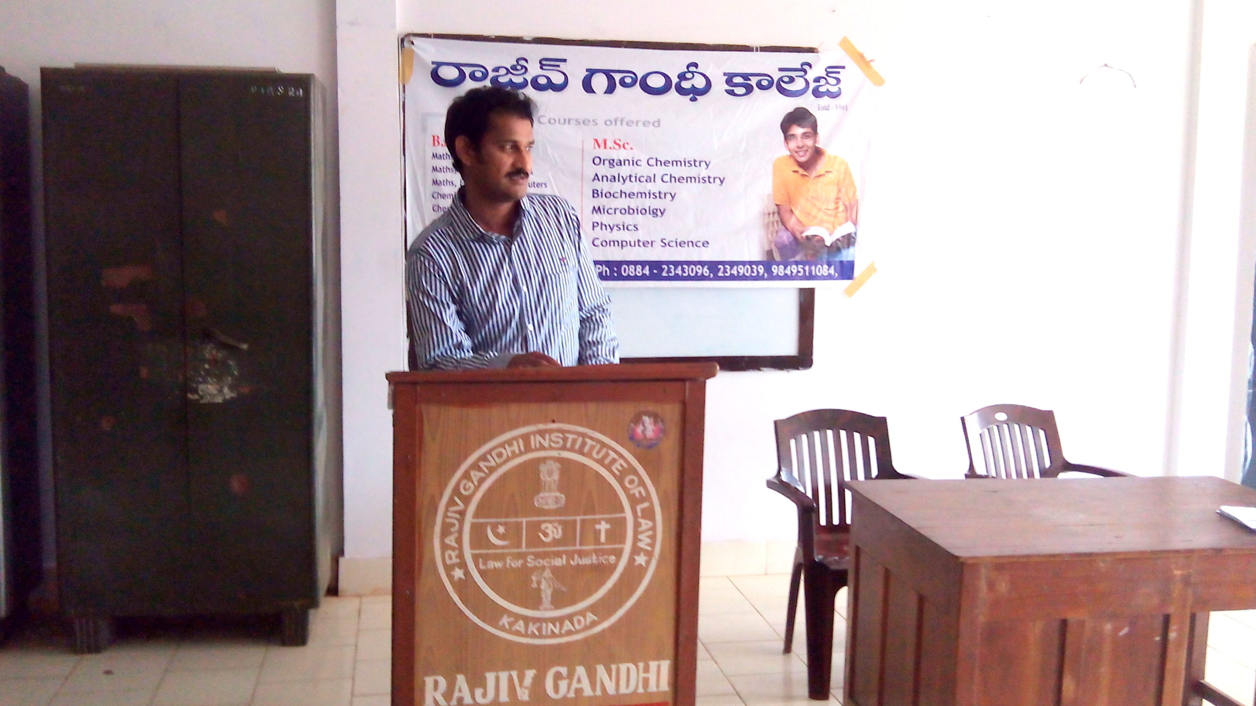 Health Camp@ Rajiv Gandhi College